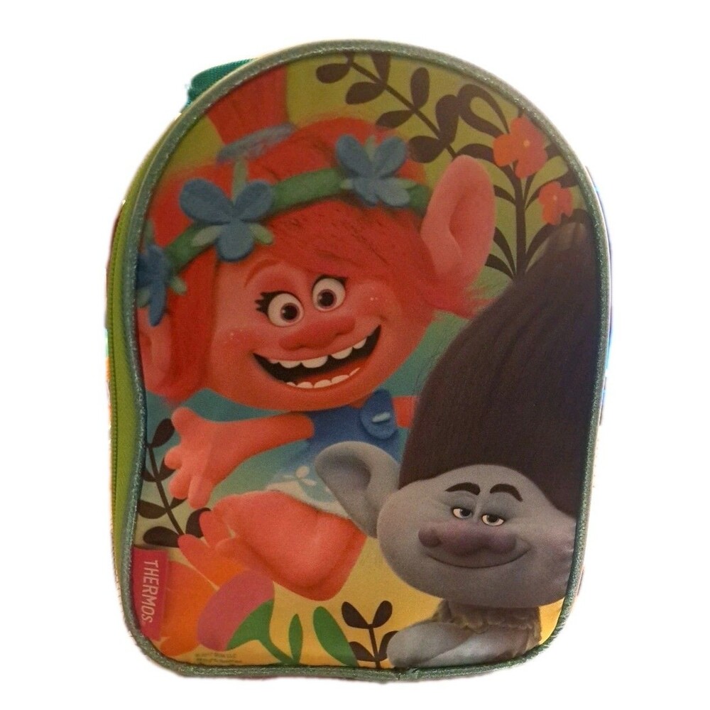 Dreamworks Trolls Little Girl's Lunch Box Bag  Pink Multicolor New